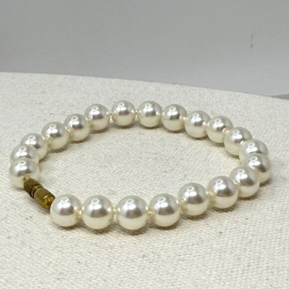 Vintage Imitation Pearl Bracelet Classic Style Feminine Minimal Elegant